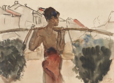 View full screen - View 1 of Lot 391. The Javanese water carrier.