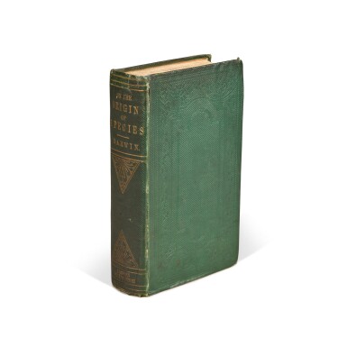 View full screen - View 1 of Lot 77. Charles Darwin | On the Origin of Species, 1859, first edition, original cloth.