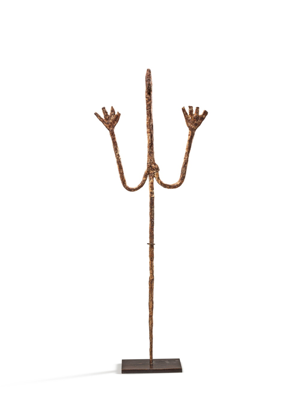 View full screen - View 1 of Lot 237. Figure en fer, Dogon, Mali | Dogon Iron Figure, Mali.