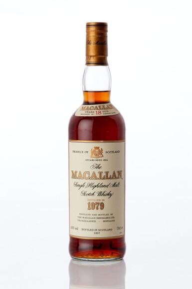 View full screen - View 1 of Lot 7823. The Macallan 18 Year Old 43.0 abv 1979 (1 BT75).