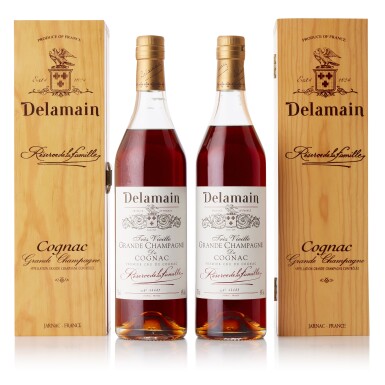 View full screen - View 1 of Lot 6747. Delamain Tres Vieille Premier Cru Cognac 43.0 abv NV (2 BT70).