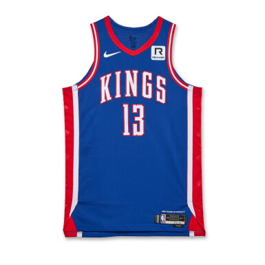 View full screen - View 1 of Lot 210. Keegan Murray Sacramento Kings 2024-2025 Game Worn City Edition Jersey .