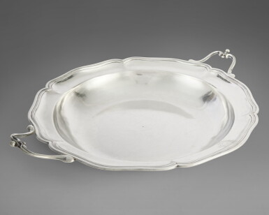 View full screen - View 1 of Lot 550. A Large Louis XV Silver Ragout Dish, Pierre-Guilaume Rahier, Brest, 1762-64.