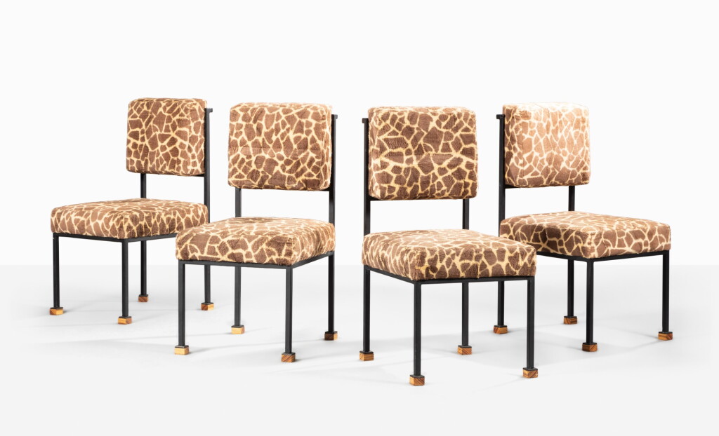 View full screen - View 1 of Lot 177. Set of four chairs, special order, 1997 .