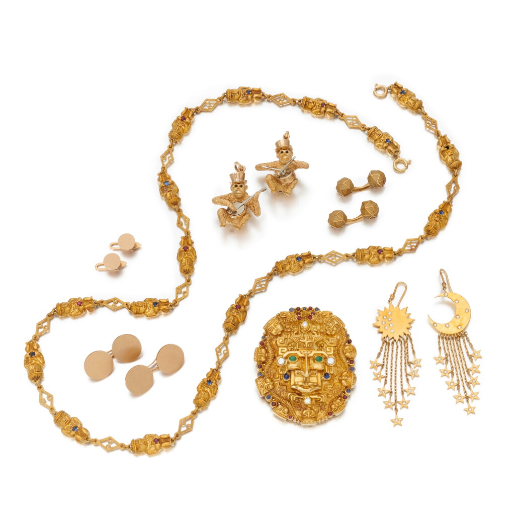View full screen - View 1 of Lot 117. Collection of jewels (Collezione di gioielli).