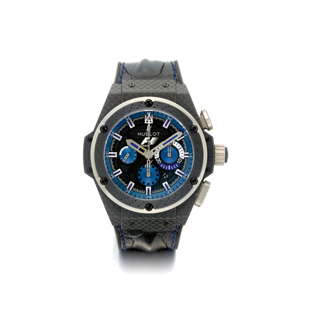 全萤幕检视 - 查看848HUBLOT | KING POWER FORMULA 1 INTERLAGOS, A LIMITED EDITION CARBON FIBER AUTOMATIC CHRONOGRAPH WRISTWATCH WITH DATE AND REGISTERS, CIRCA 2016 | 宇舶 | 「KING POWER FORMULA 1 INTERLAGOS」限量版碳纖維自動上鏈計時腕錶備日期顯示,年份約2016的1