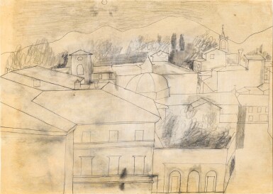 View full screen - View 1 of Lot 601. BEN NICHOLSON | FULL MOON, LUCCA, SEPT 1956.