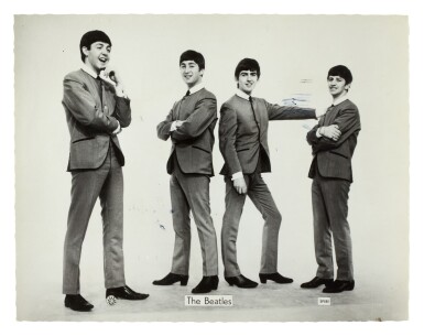 View full screen - View 1 of Lot 10. The Beatles | Signed photograph, 1963.