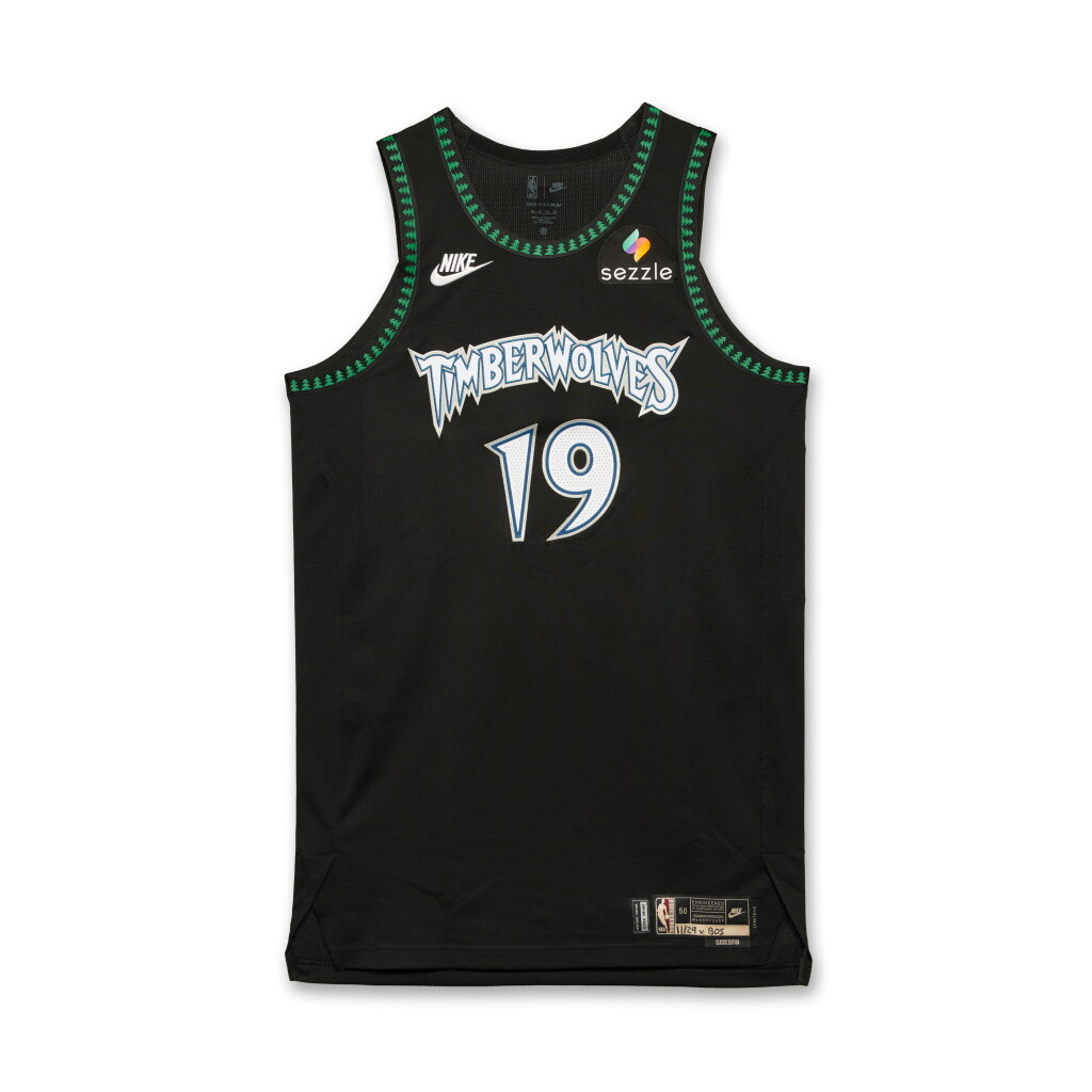 View full screen - View 1 of Lot 86. Joan Beringer Minnesota Timberwolves 2025-2026 Game Issued Classic Edition Jersey.