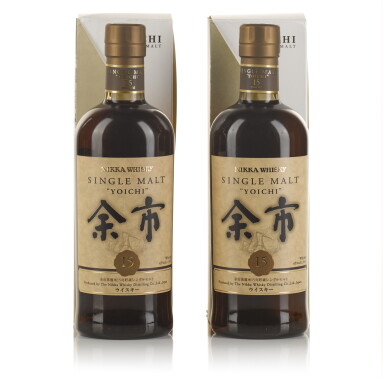 View full screen - View 1 of Lot 367. Nikka Yoichi 15 Year Old 45.0 abv NV (2 BT 70cl).