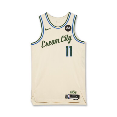 View full screen - View 1 of Lot 115. Gary Harris Milwaukee Bucks 2025-2026 Game Issued City Edition Jersey .