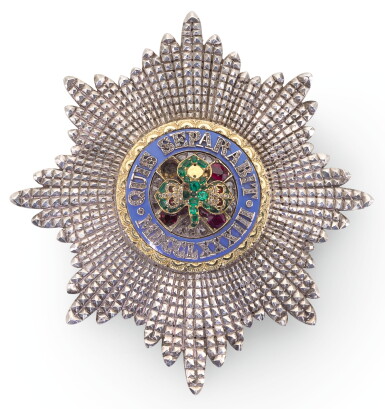View full screen - View 1 of Lot 187. THE MOST ILLUSTRIOUS ORDER OF ST PATRICK, A JEWELLED BREAST STAR.