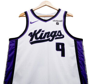 View full screen - View 1 of Lot 128. Kevin Huerter Sacramento Kings 2023-2024 Game Worn Association Edition Jersey.