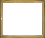 A mid-18th century French carved giltwood architectural frame
