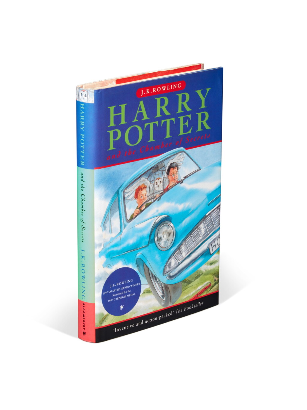 View full screen - View 1 of Lot 238. J.K. Rowling | Harry Potter and the Chamber of Secrets, 1998, first edition, inscribed by the author.