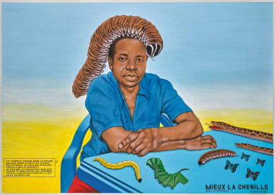 View full screen - View 1 of Lot 2. CHÉRI SAMBA | MIEUX LA CHENILLE QUE LE SERPENT.