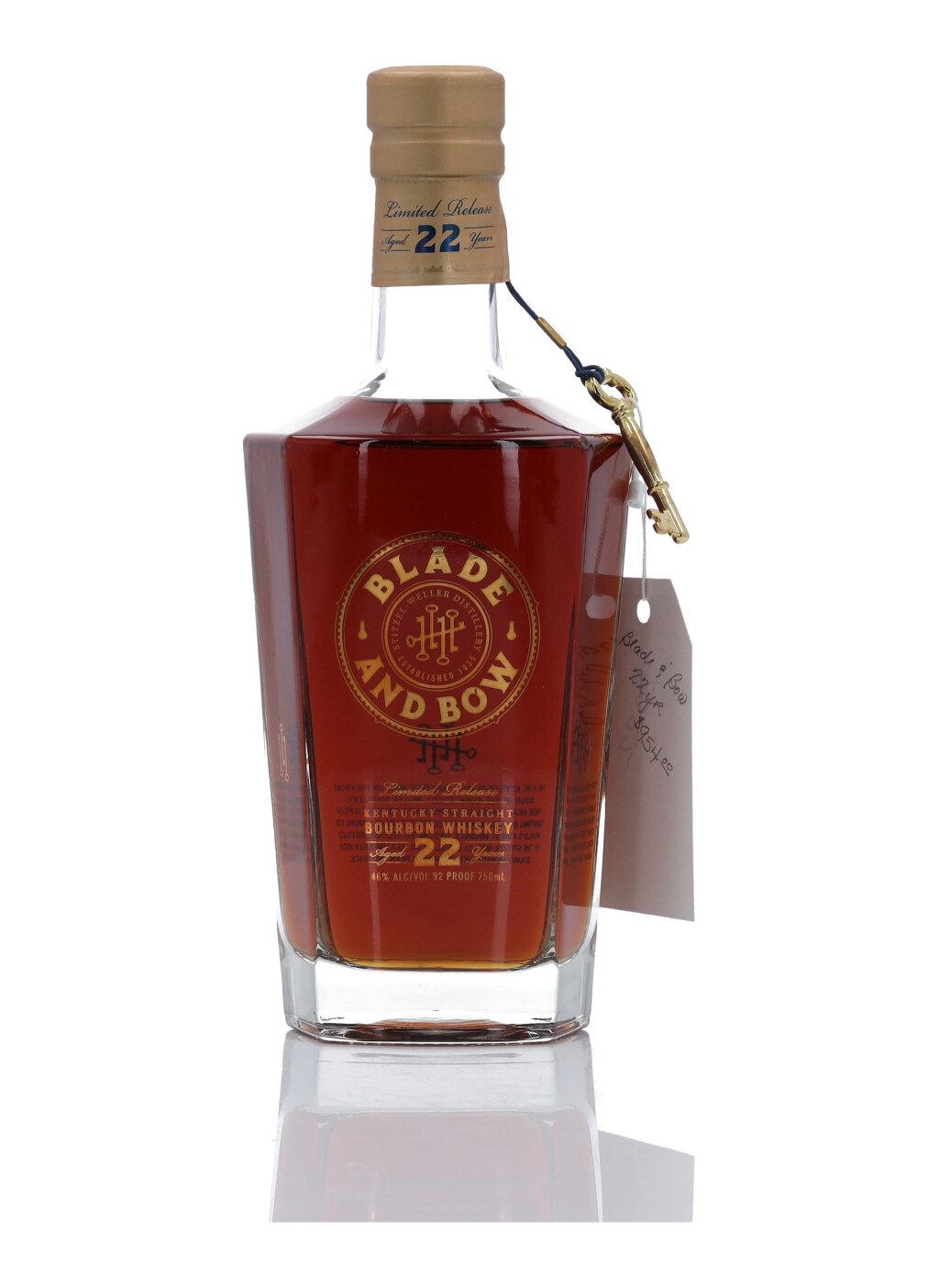 View full screen - View 1 of Lot 365. Blade and Bow 22 Year Old 92 Proof NV (1 Bottle 75cl).