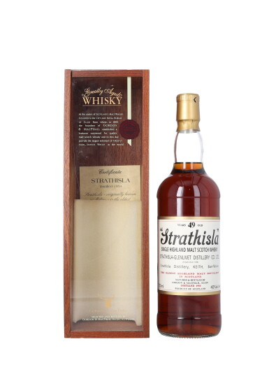 View full screen - View 1 of Lot 6078. Strathisla Gordon & MacPhail 49 Year Old 40.0 abv 1954 (1 BT75).