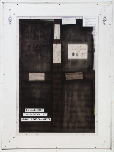 View full screen - View 1 of Lot 83. PHILIPPE GRONON | VERSO N°16, LES TOITS DE PARIS, PAR FERNAND LÉGER, COLLECTION CENTRE POMPIDOU, 2007 .