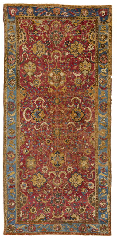 View full screen - View 1 of Lot 55. A Safavid Isfahan Carpet, Central Persia, mid 17th century.