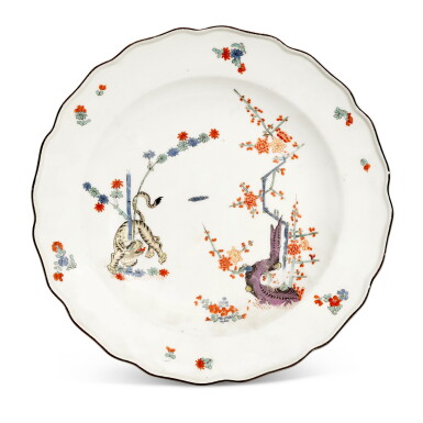 View full screen - View 1 of Lot 69. A Meissen ‘Gelber Löwe’ plate, circa 1740.