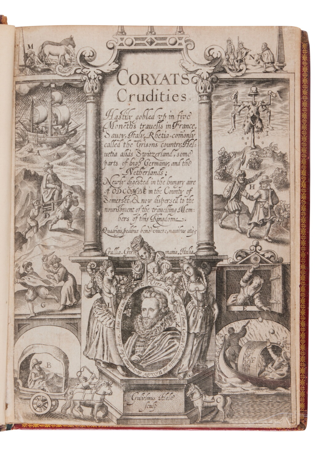 View full screen - View 1 of Lot 170. Coryate, Thomas | "There ... has never been another such combination of learning and unconscious buffoonery".
