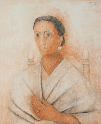 View full screen - View 1 of Lot 183. Retrato de la señora Mercedes Ballesteros de Antuñano.