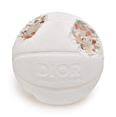 View full screen - View 1 of Lot 1108. DANIEL ARSHAM X DIOR 丹尼爾·阿爾軒 X Dior | DIOR ERODED BASKETBALL DIOR 侵蝕籃球.