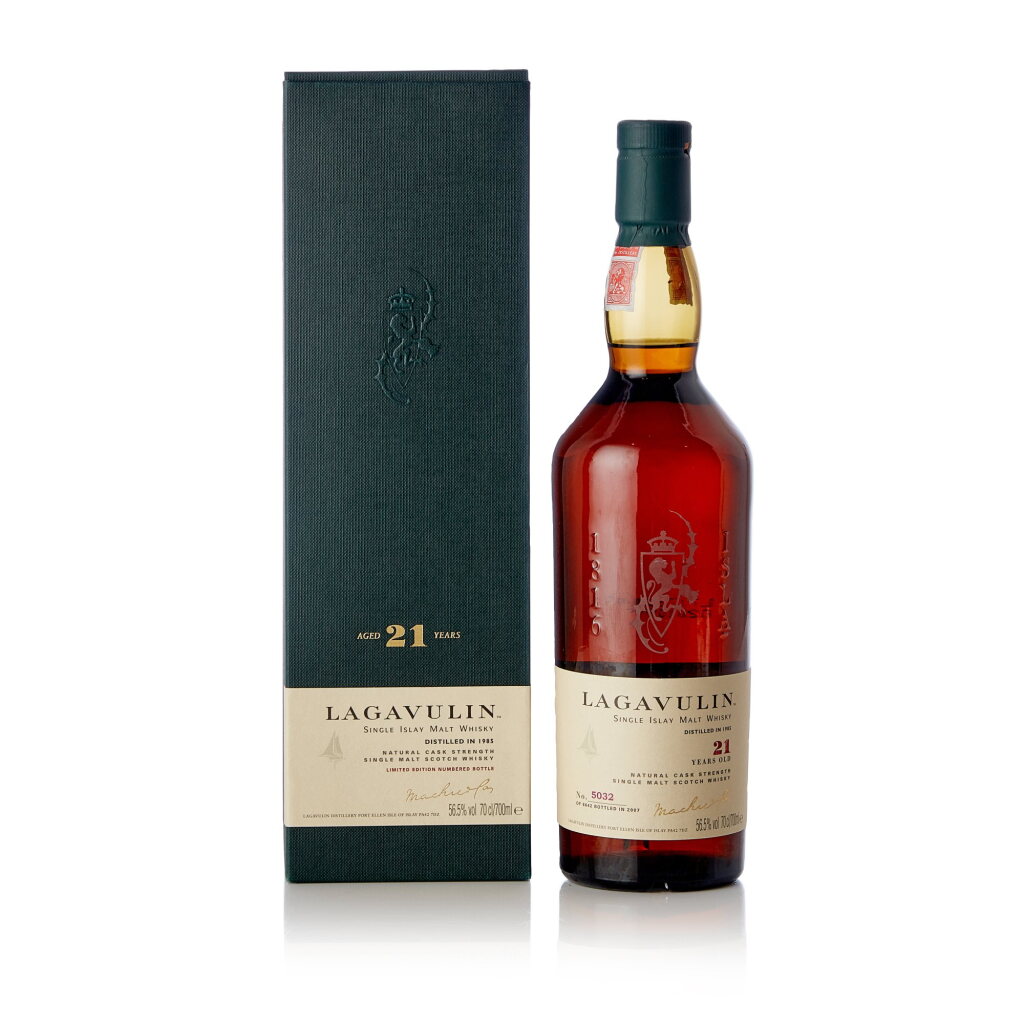 View full screen - View 1 of Lot 1148. Lagavulin 21 Year Old Sherry Cask 56.5 abv 1985 (1 BT70).
