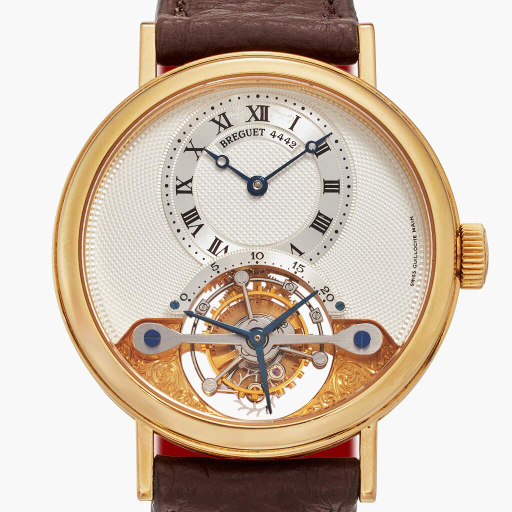 View full screen - View 1 of Lot 170. Reference 3357 Classique Tourbillon | A yellow gold tourbillon wristwatch, Circa 2000.