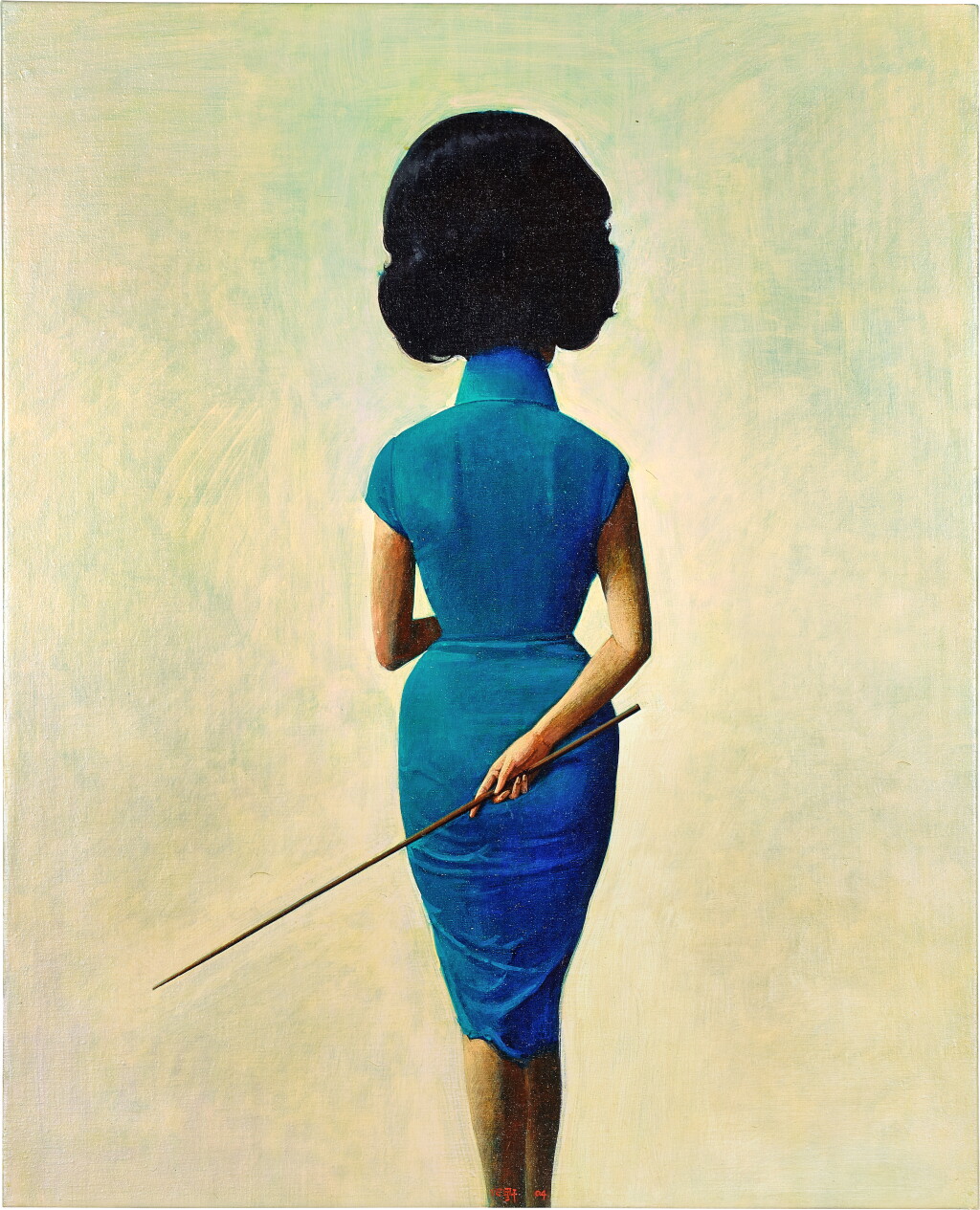 View full screen - View 1 of Lot 1116. Liu Ye 劉野 | A View of My Teacher's Back 背影.