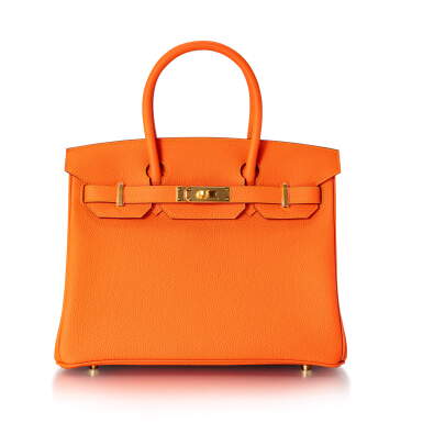 View full screen - View 1 of Lot 8551. Feu Birkin 30cm in Togo Leather with Gold Hardware, 2020.