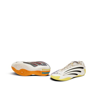 View full screen - View 1 of Lot 50. Cody Williams Utah Jazz 2025-2026 Game Worn and Signed adidas Harden vol. 9 PE Sneakers | Matched to 2 Games | To The Max Foundation .