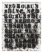 GLENN LIGON | STUDY FOR NEGRO SUNSHINE II #24