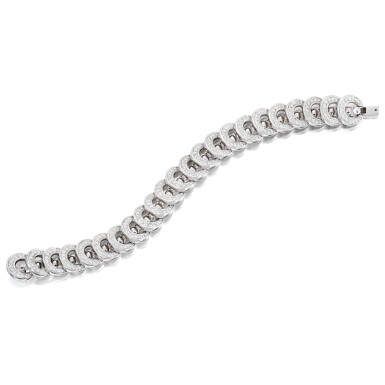 View full screen - View 1 of Lot 1722. CARTIER | 'A L'INFINI' DIAMOND BRACELET 卡地亞 | 'A L'INFINI' 鑽石手鏈.