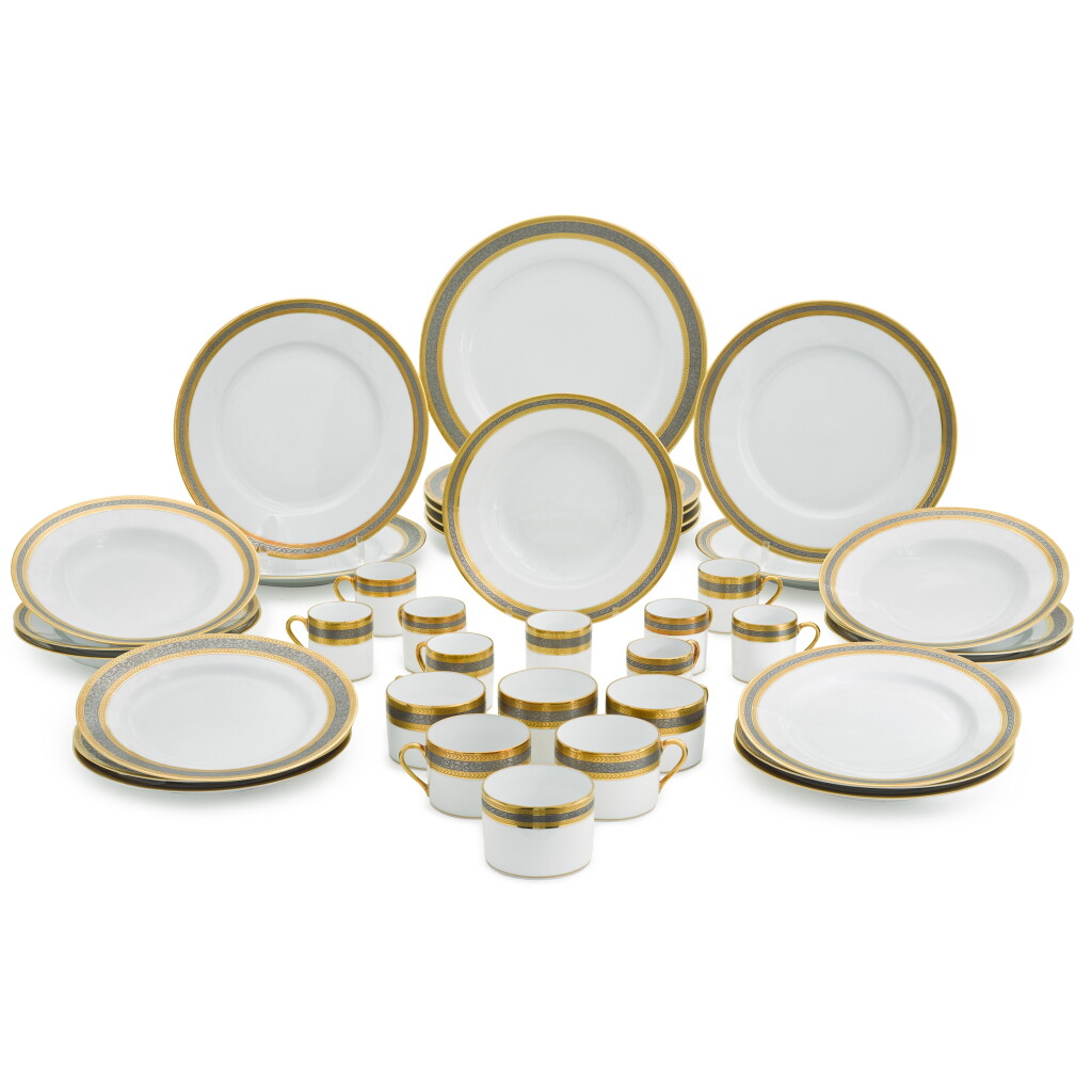 View full screen - View 1 of Lot 197. A Limoges (Lafarge) part service, 20th century.