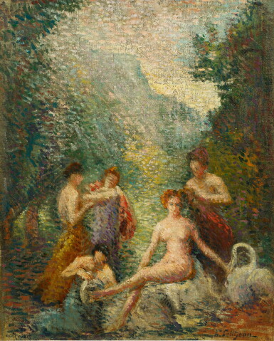 View full screen - View 1 of Lot 9. Le bain des Nymphes.