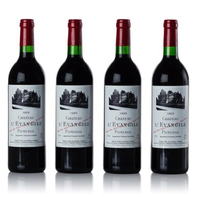 View full screen - View 1 of Lot 521. Château l'Evangile 1993 (8 BT).