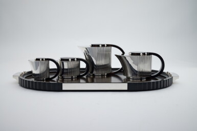 View full screen - View 1 of Lot 97. Jean Puiforcat, "Etchea" Coffee and Tea Service.