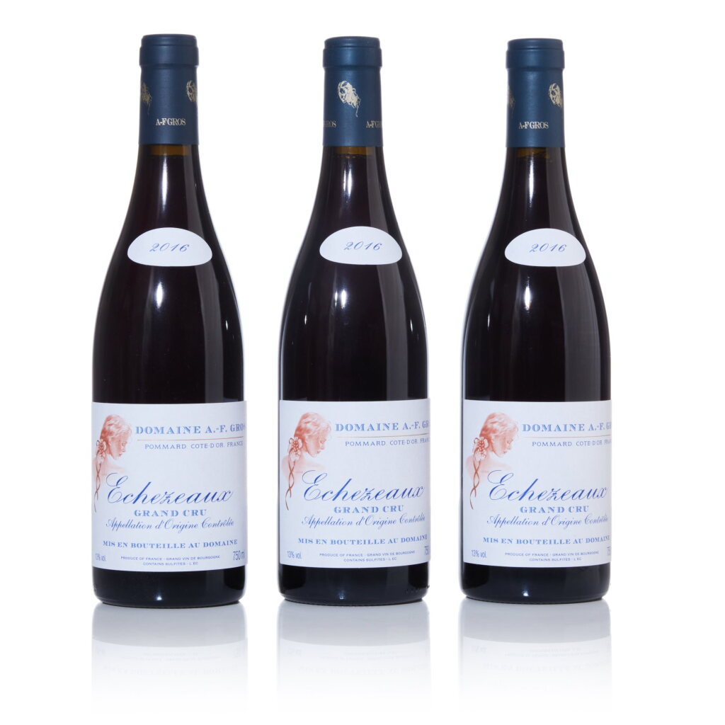 View full screen - View 1 of Lot 215. Echézeaux 2016 Domaine A. F. Gros (3 BT).