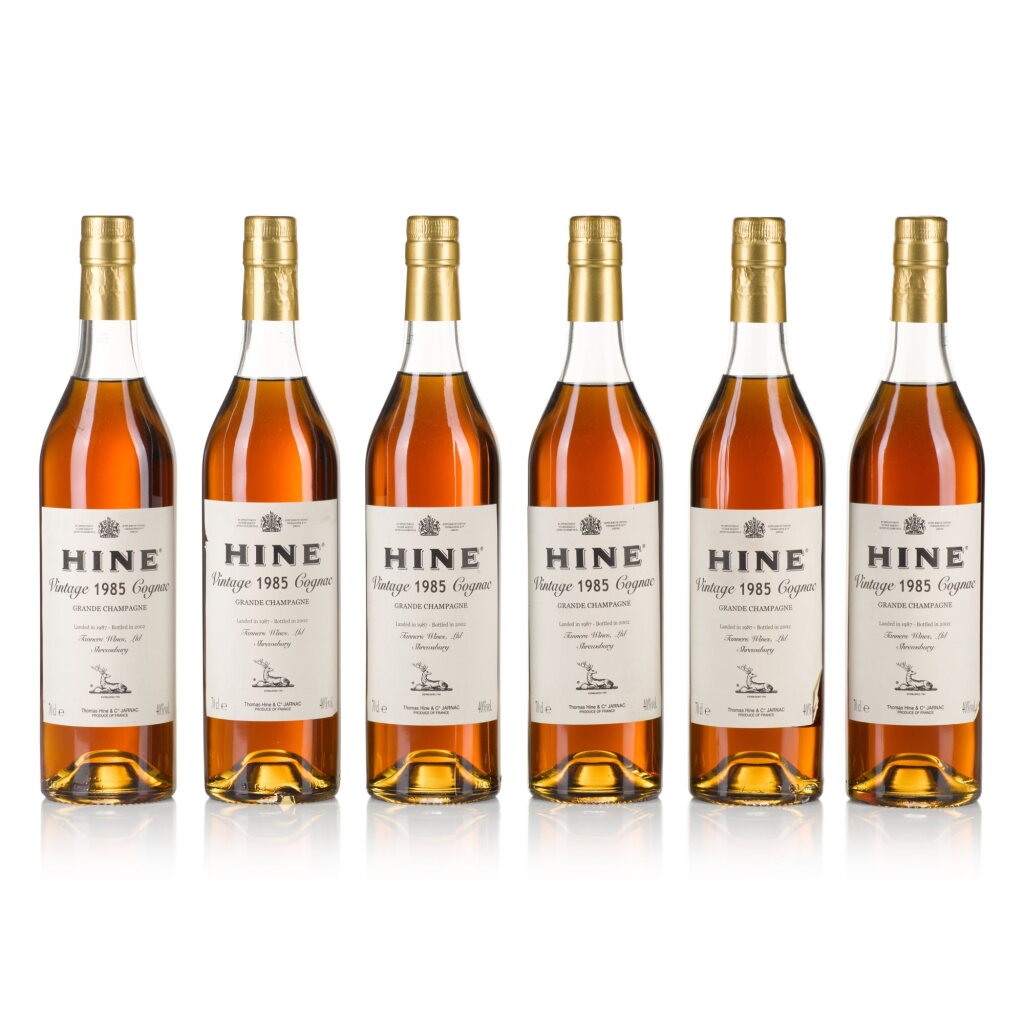 View full screen - View 1 of Lot 595. Cognac Hine, Grande Champagne 1985 (12 BT70).