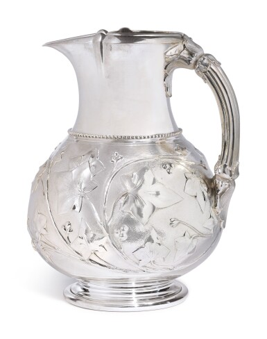 View full screen - View 1 of Lot 413. An American Silver Water Pitcher, Tiffany & Co., New York, circa 1856-59.