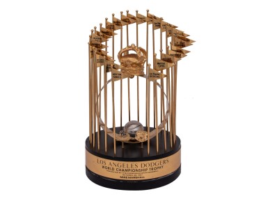 View full screen - View 1 of Lot 70. 1981 Dodger World Series Trophy Presented to Mike Marshall.