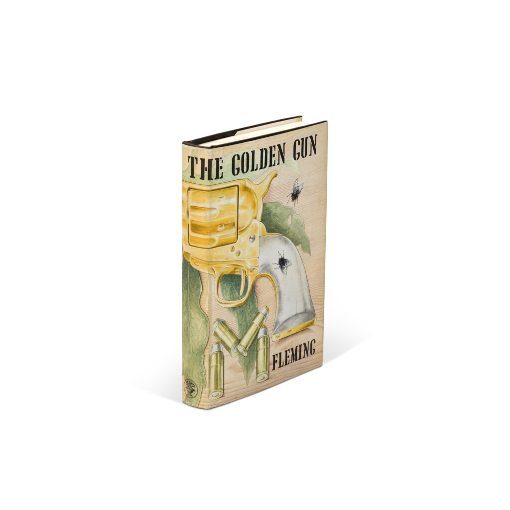 View full screen - View 1 of Lot 151. Ian Fleming | The Man With The Golden Gun, 1965, variant binding with gilt gun design to upper cover.