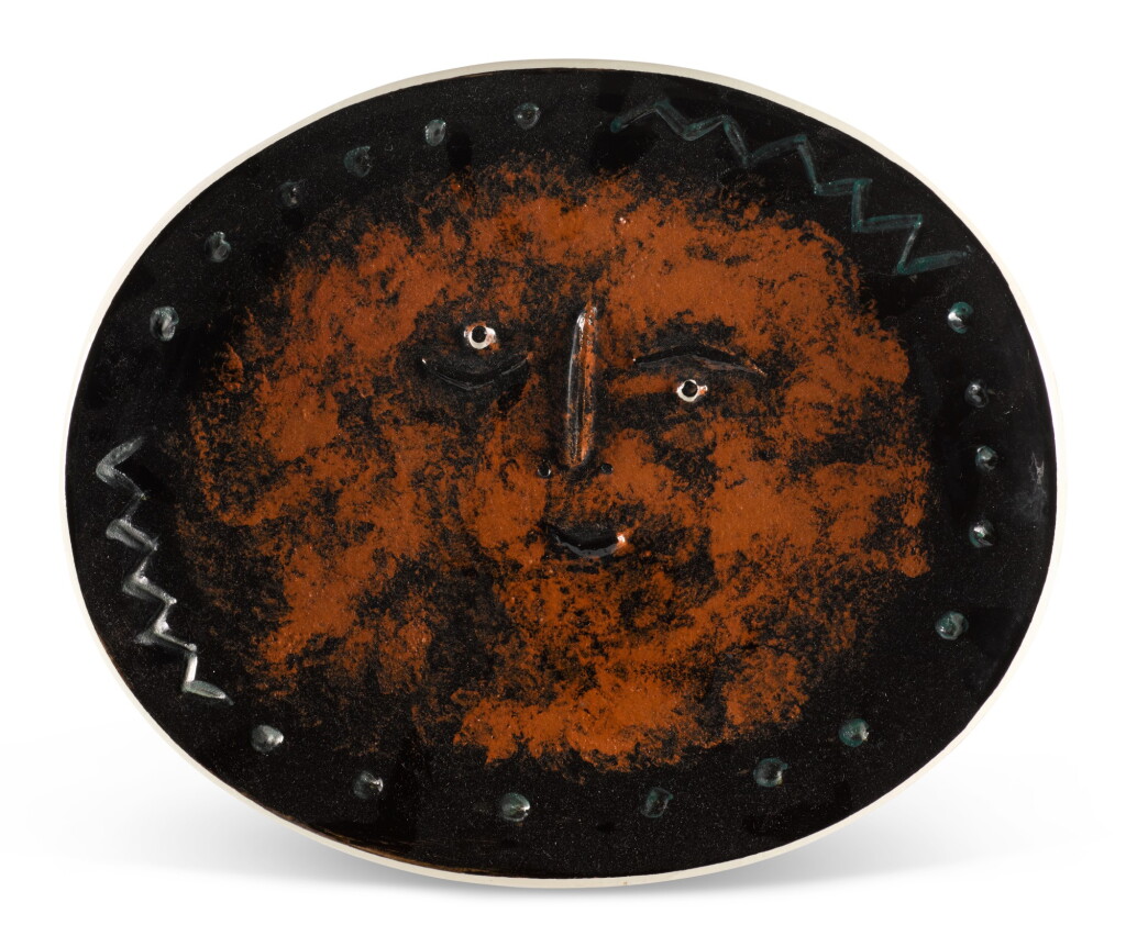 View full screen - View 1 of Lot 59. PABLO PICASSO | VISAGE DANS UN OVALE (A. R. 275).