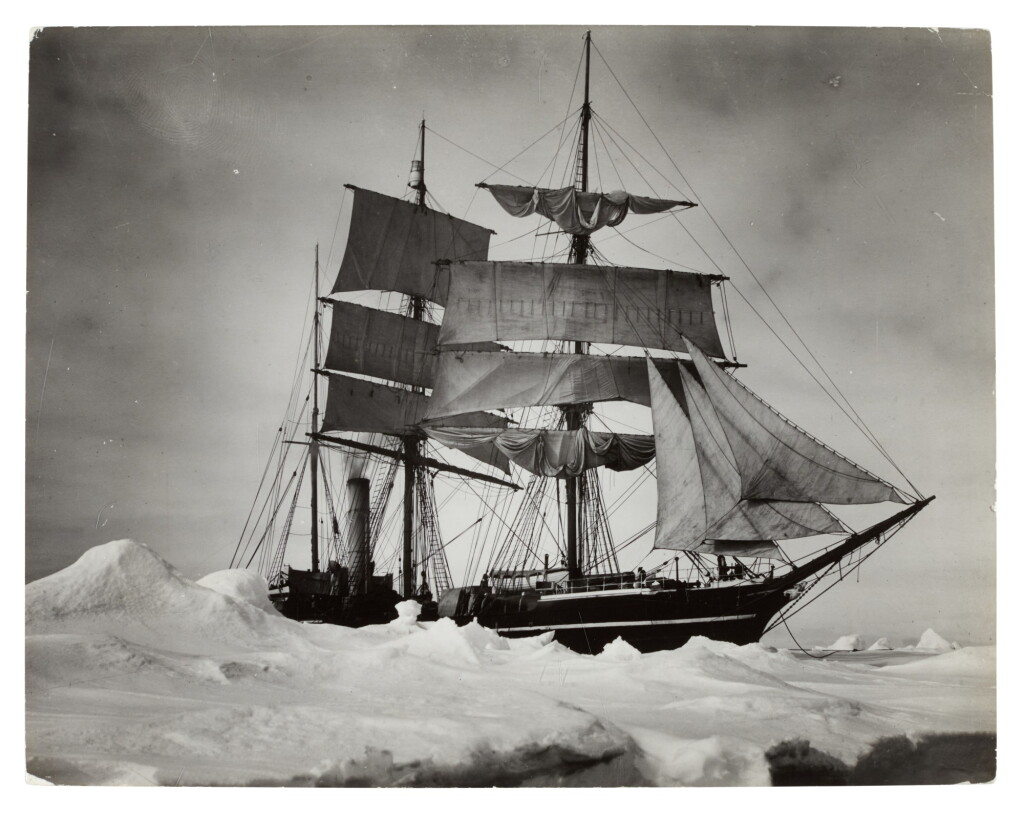 View full screen - View 1 of Lot 185. Herbert Ponting and others | Twelve photographs, mostly of the British Antarctic "Terra Nova" Expedition, 1910-13.