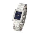Diamond and Sapphire Wristwatch | 格拉夫| 鑽石 配 藍寶石 腕錶