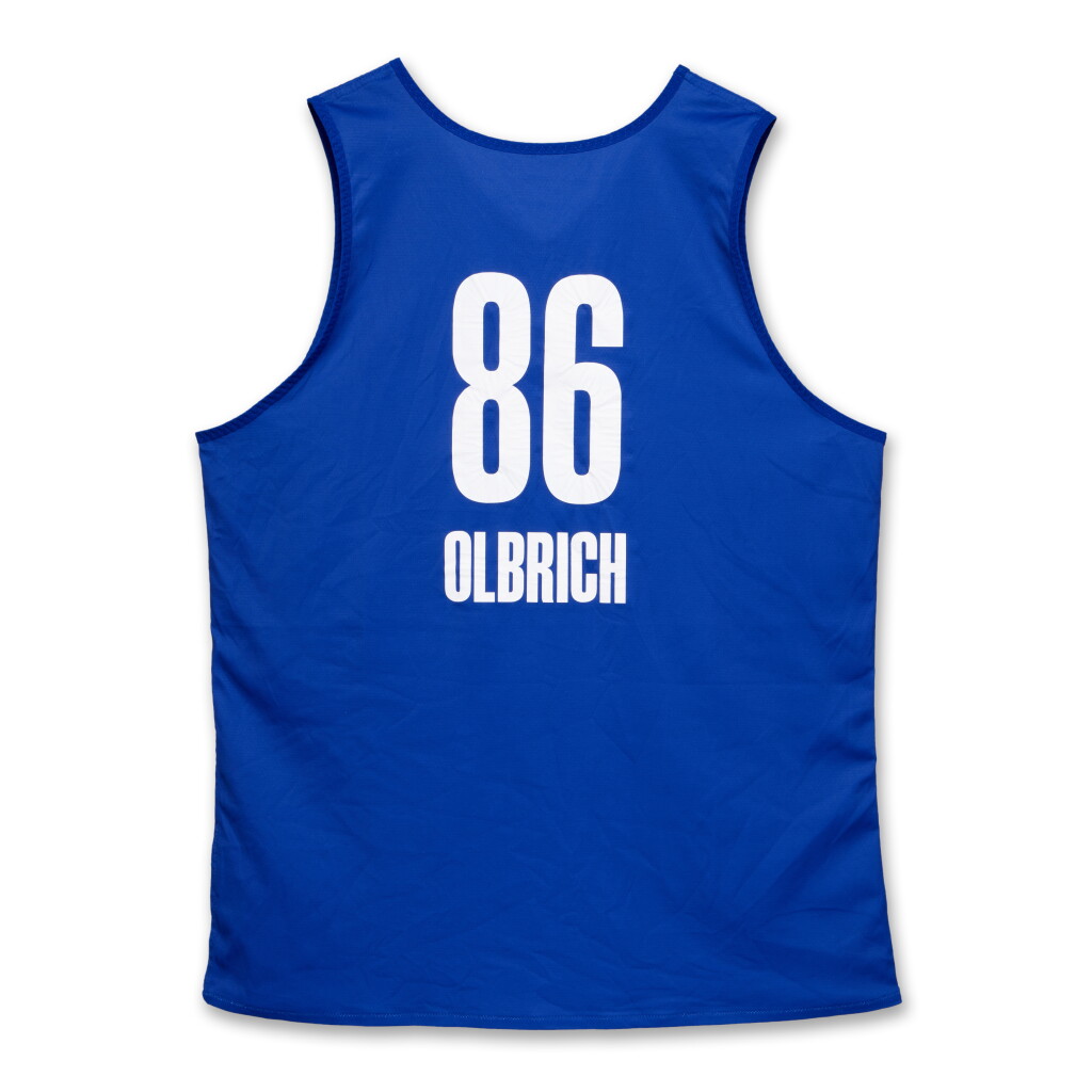 View full screen - View 1 of Lot 198. Lachlan Olbrich 2025 NBA Draft Combine Issued Jersey | Probable Wear.