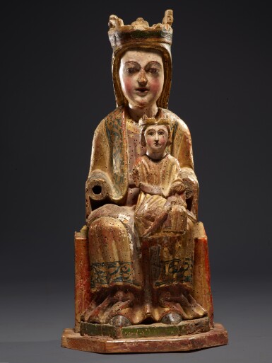 View full screen - View 1 of Lot 601. Probably Spanish, Romanesque, 13th century.