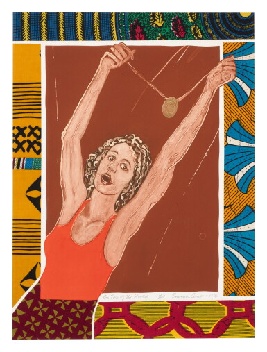 View full screen - View 1 of Lot 39. EMMA AMOS| ON TOP OF THE WORLD.